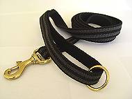 Gentle feel100% cotton i-grip dog leash with power-rubber lines Gentle feel100% cotton i-grip dog leash with power-rubber lines
