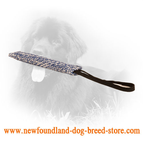 French Linen Newfoundland Bite Tug for Dog Training