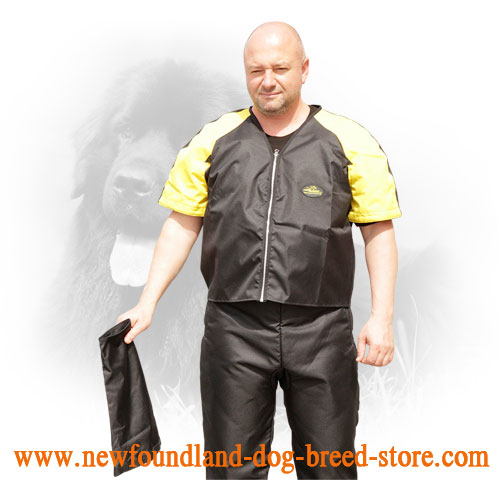 Nylon Scratch Suit with Removable Sleeves for Newfoundland Training