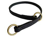Silent leather training choke collar - Newfoundland Collar Silent leather training choke collar - Newfoundland Collar