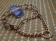 Curogan dog pinch collar made in Germany for Newfoundland