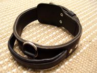 2 ply leather agitation dog collar with handle 2 ply leather agitation dog collar with handle