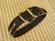 Custom Leather dog collar with id tag- c456 Custom Leather dog collar with id tag- c456