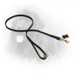Classic Design Stitched Leather Newfoundland Leash