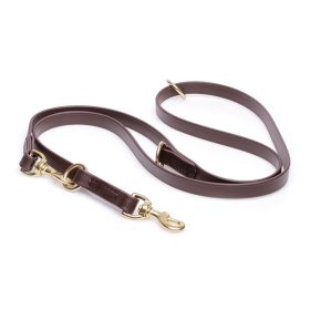 Multipurpose Brown Biothane Newfoundland Leash for over 7 Different Activities