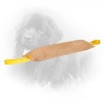 Big Leather Newfoundland Bite Tug with Comfy Handles