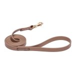 Khaki Waterproof Newfoundland Leash Made of Biothane