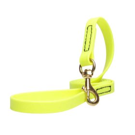 Yellow Waterproof Newfoundland Leash Made of Biothane