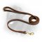 Newfoundland Leather Leash Stitched