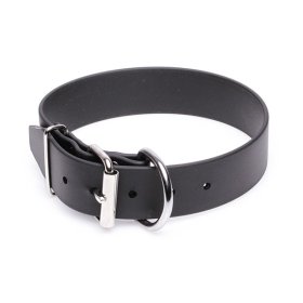 Extra Wide Black Biothane Newfoundland Collar