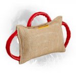 Jute Newfoundland Bite Pad with 3 Comfortable Handles