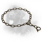 Black Stainless Steel Newfoundland Fur Saver with Small Links