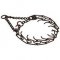 Strong Herm Sprenger Newfoundland Pinch Prong Collar of Black Stainless Steel - 2.25 mm (1/11 inch)