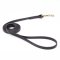 Black Biothane Newfoundland Leash for Walking, Tracking