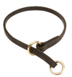 Leather Choke Newfoundland Collar for Training