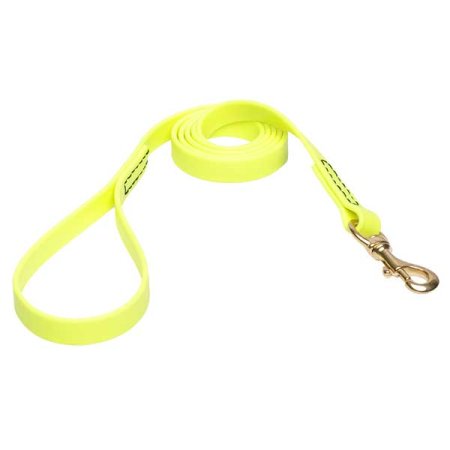 Yellow Waterproof Newfoundland Leash Made of Biothane
