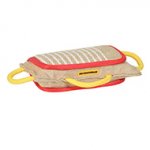 Lightweight Wide Jute Newfoundland Bite Pad with Three Comfortable Handles