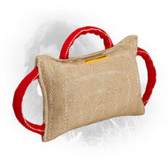 Jute Newfoundland Bite Pad with 3 Comfortable Handles