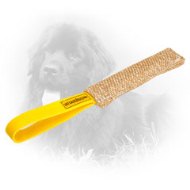 Jute Newfoundland Bite Tug with Handle for Puppy Training