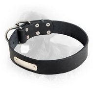 Newfoundland Leather Collar Identification Tag