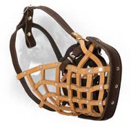 Durable Leather Newfoundland Muzzle for Police Work