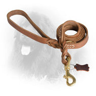 Elegant Design Professional Leather Newfoundland Leash