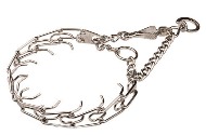 Chrome Plated Newfoundland Pinch Collar with 3.99 mm Prongs