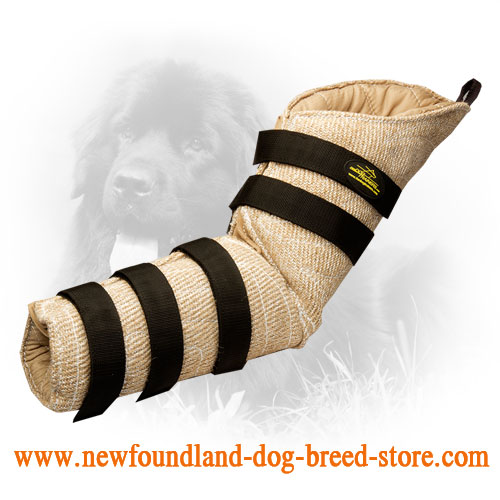 Hidden Protection Jute Newfoundland Bite Sleeve for Bite Training