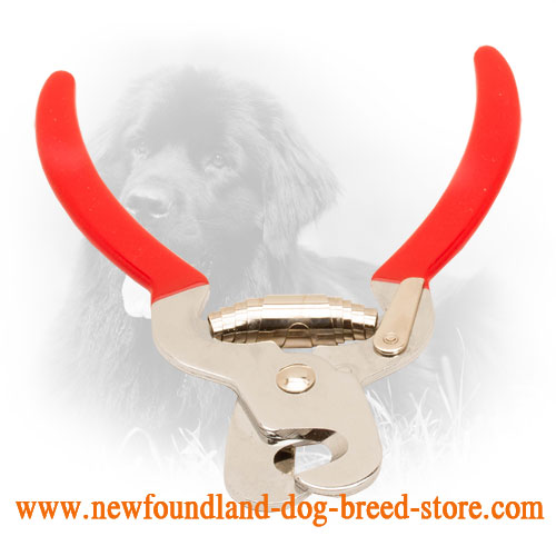 Newfoundland Nail Trimmer with Comfortable Vinyl Handles