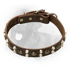 Newfy Leather Collar Decorative Handset Hardware