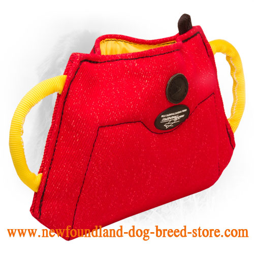 French Linen Newfoundland Bite Builder for Puppy Training