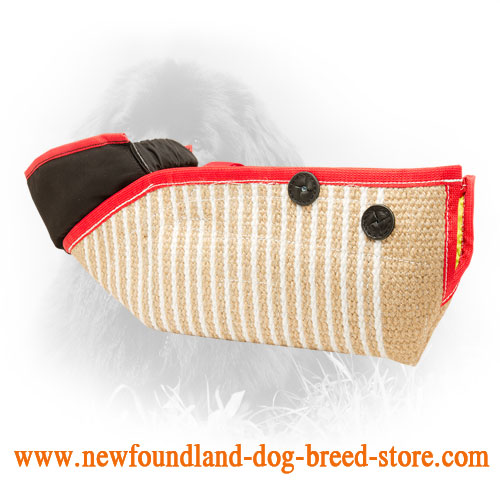 Short Jute Newfoundland Bite Sleeve for Protection Training