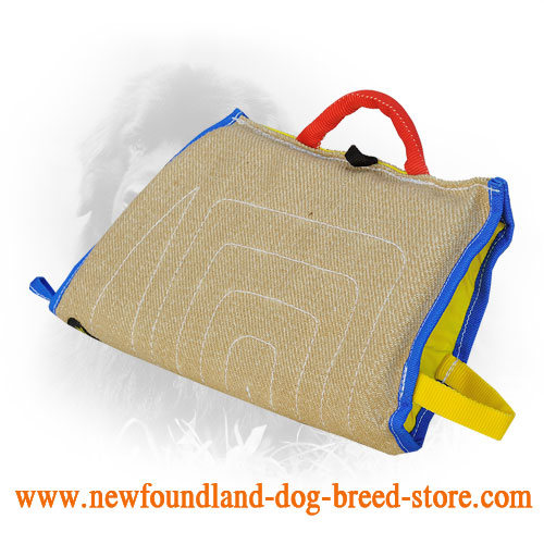 Jute Newfoundland Bite Sleeve for Puppies - Click Image to Close
