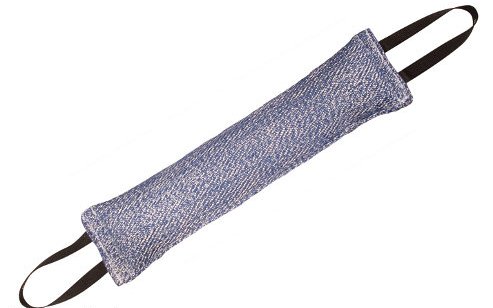 Large French Linen Newfoundland Bite Tug with Two Handles