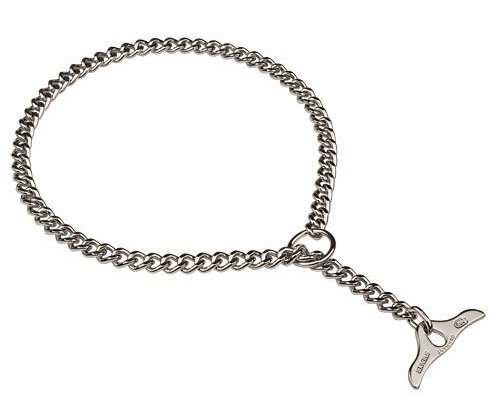 Chrome Plated Steel Newfoundland Choke Collar with Toggle