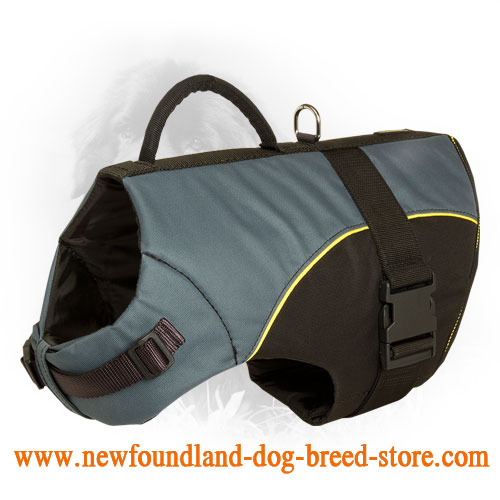 Extra Comfortable Nylon Newfoundland Vest for Dog Rehabilitation