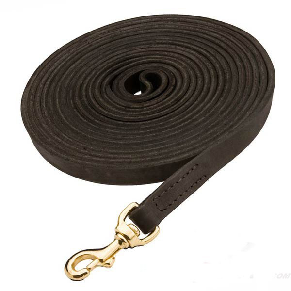 Super Durable Tracking Leather Newfoundland Leash