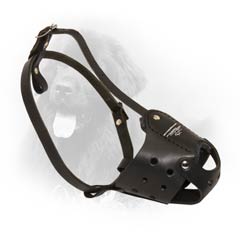 Captivating Handcrafted Leather Dog Muzzle