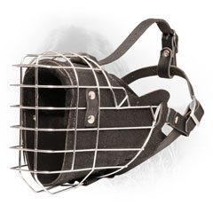 Ergonomic Design Leather Dog Muzzle