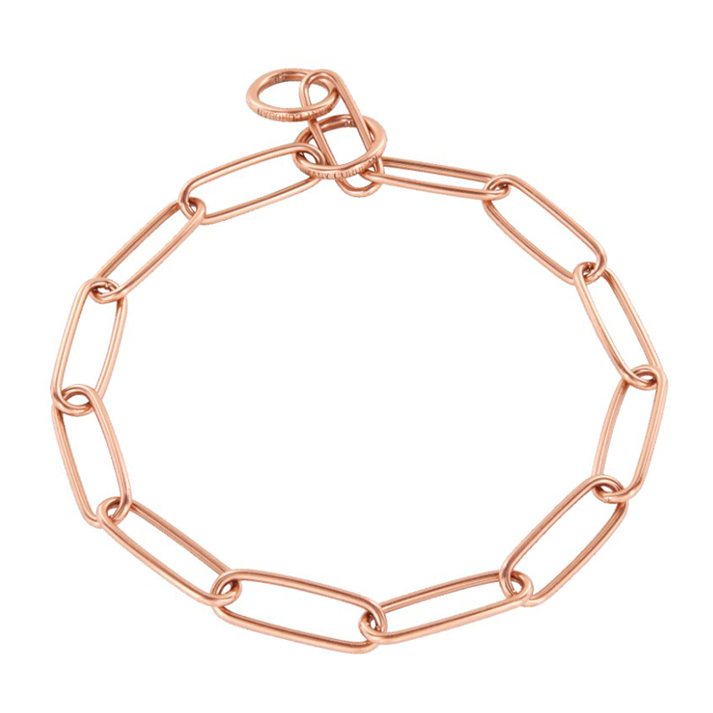 Curogan Long Link Fur Saver Chain Collar - 3.0 mm - Herm Sprenger