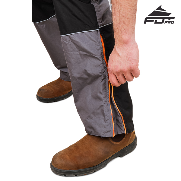Strong Zippers on FDT Pro Pants for Dog Trainers